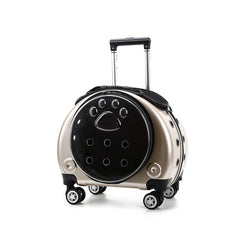 Portable Pet Carrier Backpack Trolley