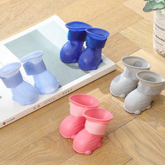 Waterproof Dog Rain Boots - 4 Pack