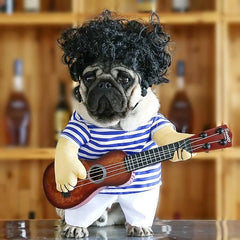 Afro Rockstar Pet Costume