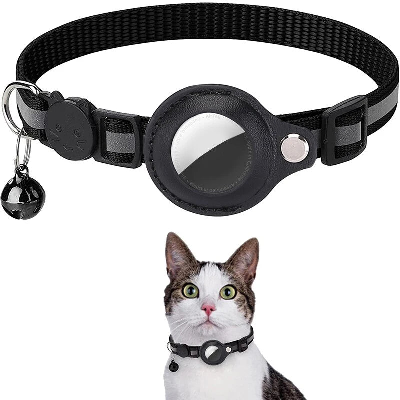 Airtag Cat Collar with Bell