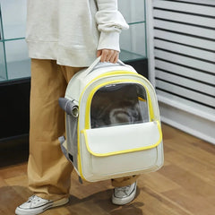 Transparent Capsule Pet Backpack