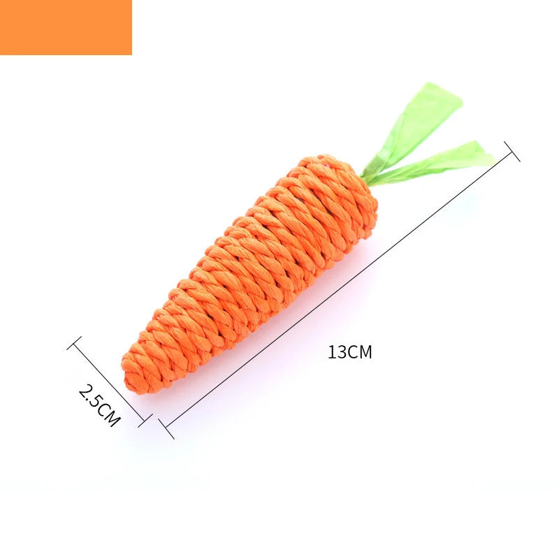 Cat Carrot Chew Toy