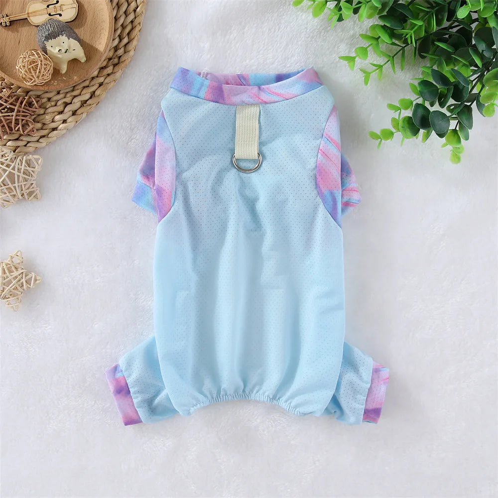 Cooling Ice Silk Dog Suit