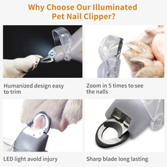 LED Light Pet Nail Clipper