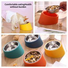 Detachable Dog Bowl with Rack