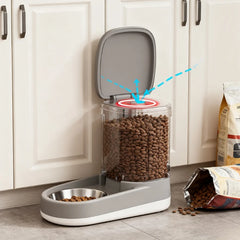 Spill-Proof Elevated Pet Bowl