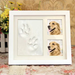 Pet Paw Print Photo Frame Kit