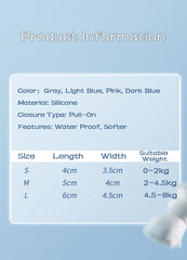 Waterproof Dog Rain Boots - 4 Pack