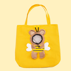 Cute Canvas Pet Carrier Bag