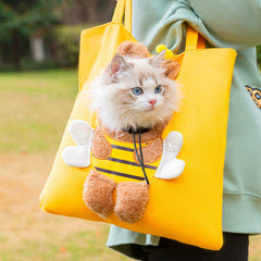 Cute Canvas Pet Carrier Bag
