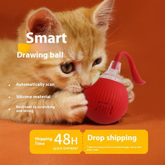 Interactive Self-Rolling Cat Ball Toy