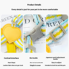 Dog Hand Holding Rope Vest Walking Chest Strap